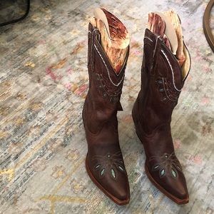 Tony Lama Cowboy Boots Brown Size 10B. NWT